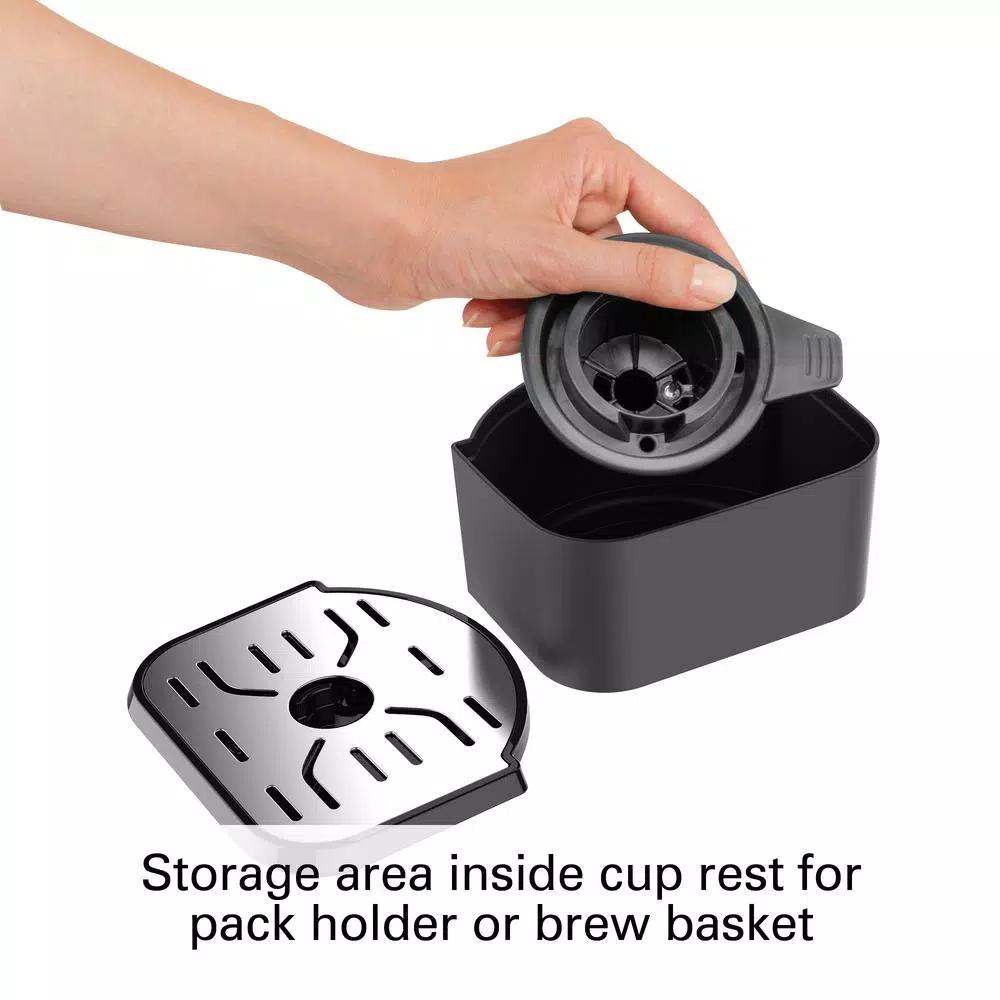 Hamilton Beach FlexBrew Black Single Serve Plus Coffee Maker - Brews Pods or Ground Coffee