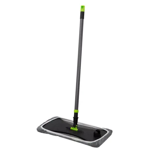 Home Basics Brilliant Microfiber Dust Mop with Rotating Head and Washable Pad