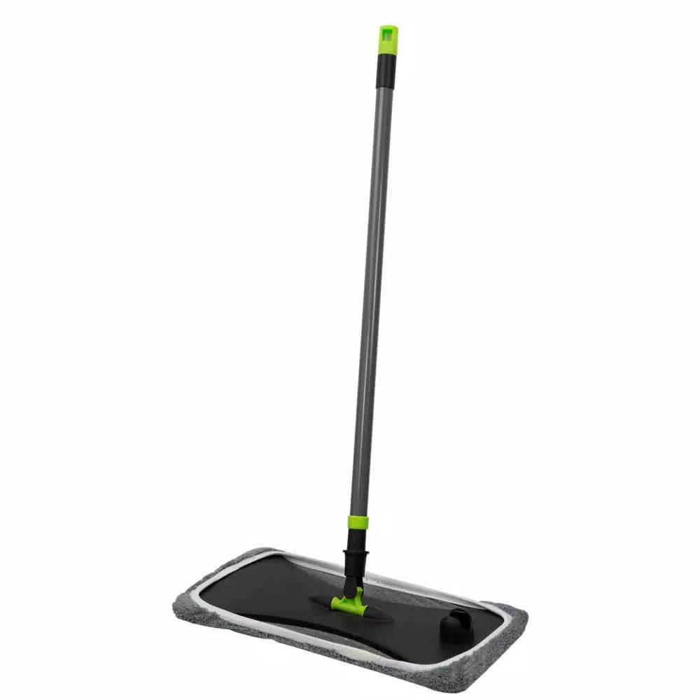 Home Basics Brilliant Microfiber Dust Mop with Rotating Head and Washable Pad
