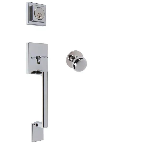 Delaney Avino Delaney Bright Chrome Single Dummy Door Handleset