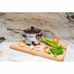 Uncanny Brands Bob Ross Officially Licensed 2 Qt. Slow Cooker, Blue thumbnail 4