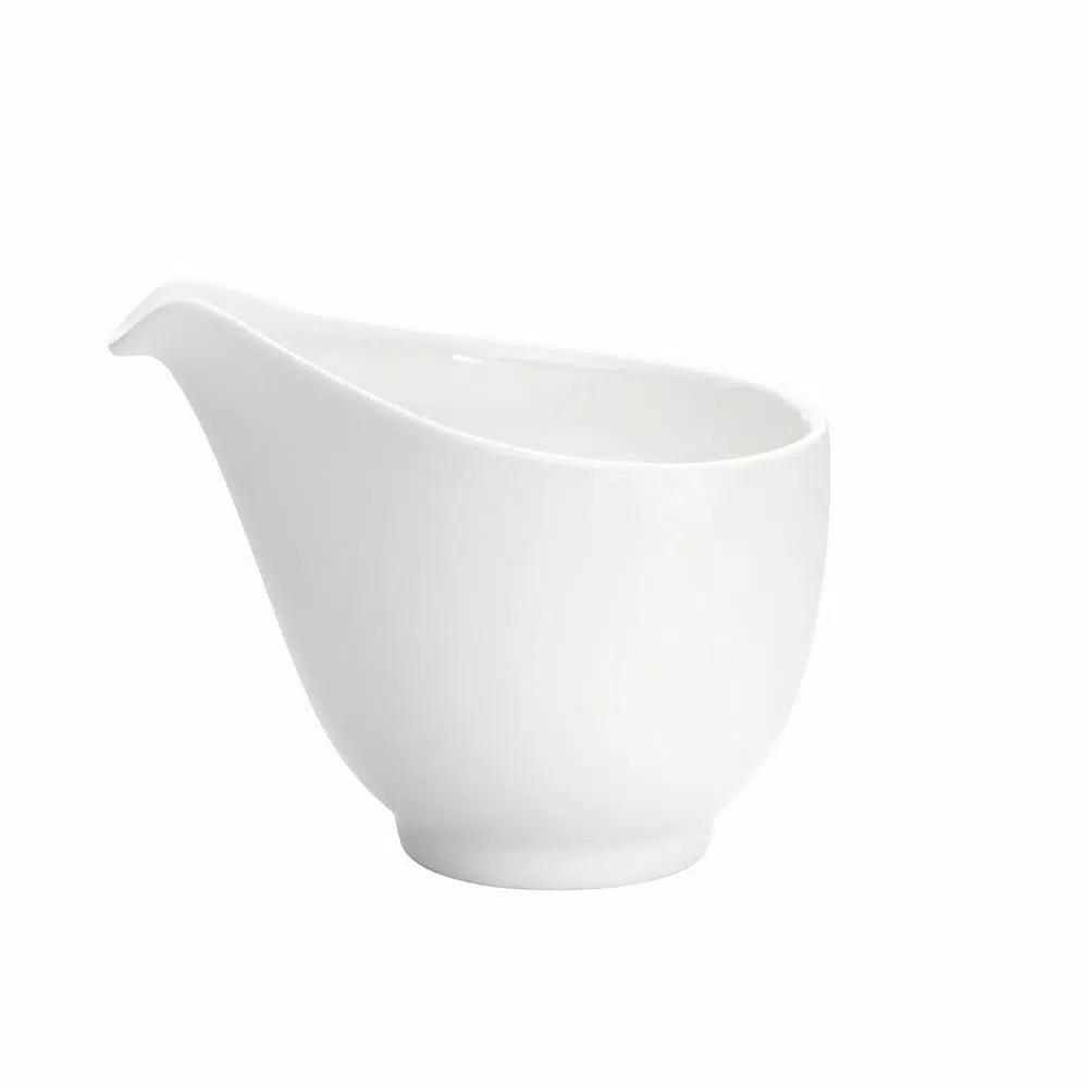 Oneida Sant' Andrea Tenor 5 oz. White Porcelain High Alumina Creamers, Set of 36