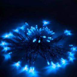 ALEKO 60 LED White Solar Powered String Lights, 15 ft. Outdoor Specialty Lights thumbnail 3