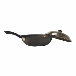 SPT Hard Anodized 13.4 in. Aluminum Wok with Lid, Induction Ready Cookware Set thumbnail 1