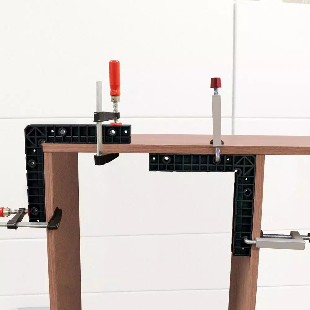 Milescraft 8-Piece Positioning Square and Fence Clamp Bundle for Woodworking Assembly