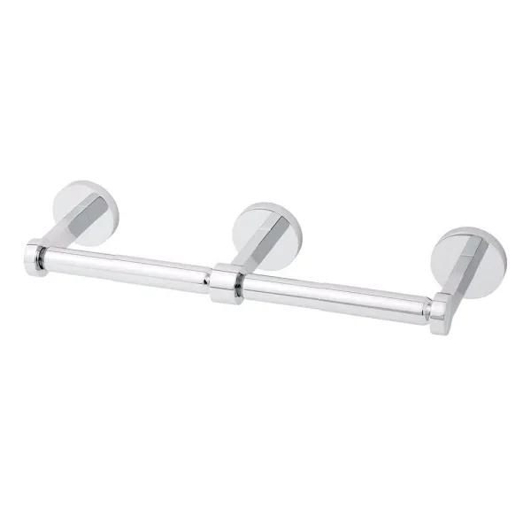 Speakman Vector Double Toilet Paper Holder in Polished Chrome by Roger Thomas
