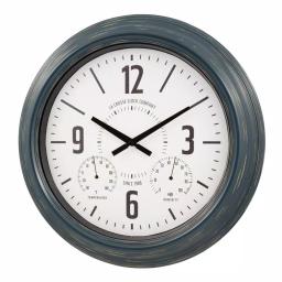 La Crosse Technology La Crosse Clock Company 18 in. Hamilton Metal Analog Quartz Indoor/Outdoor Wall Clock thumbnail 2