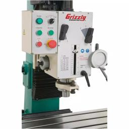 Grizzly Industrial Heavy-Duty Gear-Head Mill/Drill with Stand and Motorized Power Feed thumbnail 3