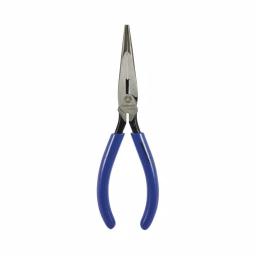 Southwire 7 in. Long-Nose Pliers with Side Cutter and Dipped Handles thumbnail 1