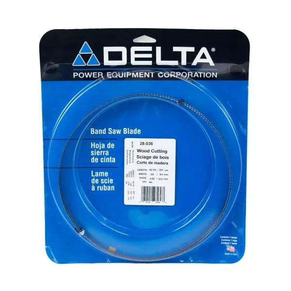 Delta 93-1/2 in. x 3/8 in. 6 TPI High Carbon Steel Band Saw Blade