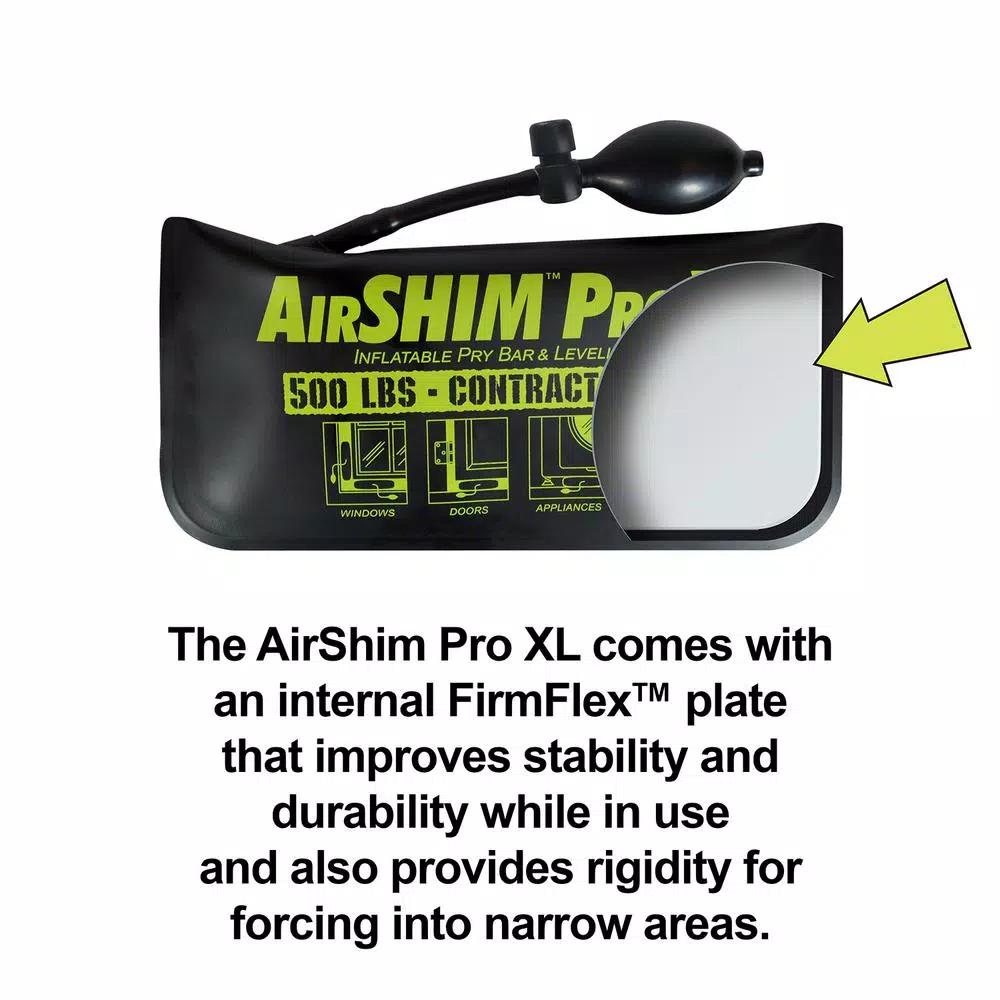 Calculated Industries AirShim Pro XL Inflatable Pry Bar and Leveling Tool, 500 lb Capacity
