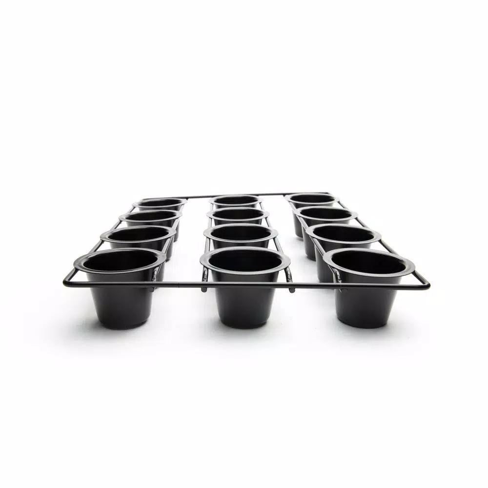 Fox Run Non-Stick Mini Popover Pan, 12-Cup Carbon Steel Bakeware