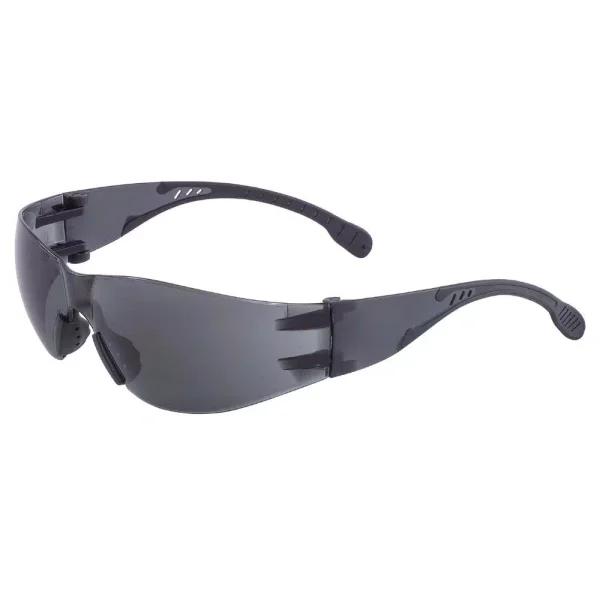 ERB I-Fit Flex Safety Glasses, Black Frame with Gray Lens