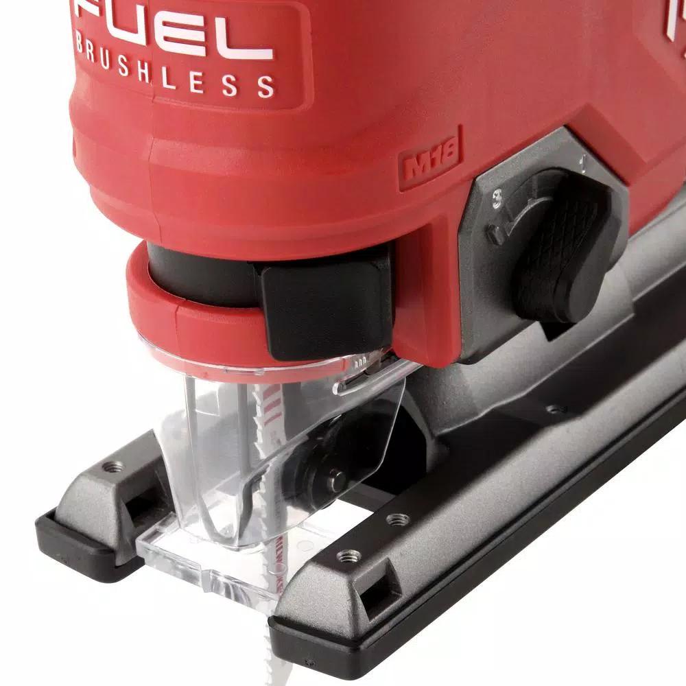 Milwaukee M18 FUEL 18V Brushless Cordless Jig Saw and Deep Cut Band Saw Combo Kit with (2) 6.0 Ah Batteries