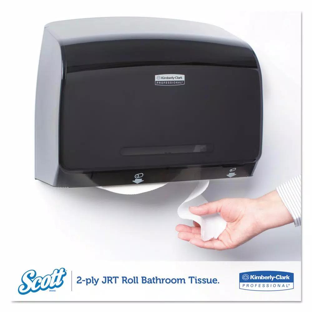 Kimberly-Clark PROFESSIONAL Scott Jumbo Roll Bath Tissue, 2-Ply White, 2000 ft. per Roll (6 Rolls)