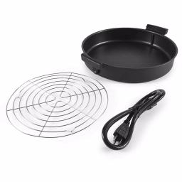 Aroma 4.7 Qt. Black Electric Air Fryer Multi-Cooker thumbnail 6