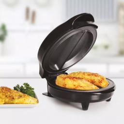 HOLSTEIN HOUSEWARES Holstein Black Stainless Steel Non-Stick Omelette Maker, 760W Electric Skillet thumbnail 5
