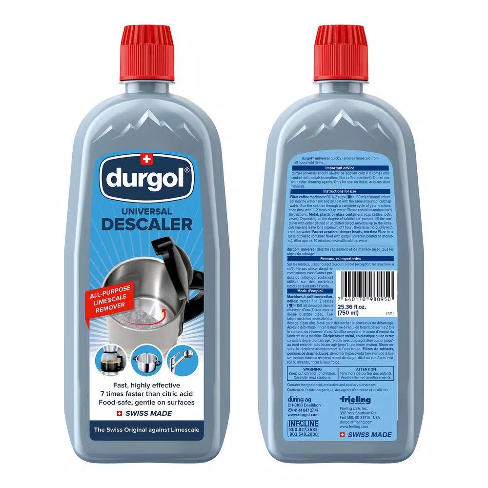 Durgol Universal Clear Multi-Purpose Descaler and Decalcifier, 2-Pack