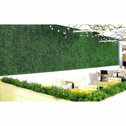Ejoy GorgeousHome Artificial Boxwood Hedge Greenery Panels, Milan 20 x 20 in. (12-Pack) thumbnail 7