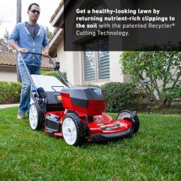 Toro 22 in. Recycler 60V Max Cordless Battery Push Lawn Mower - Tool Only thumbnail 6