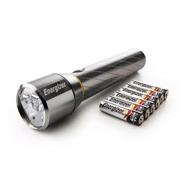 Energizer VISION HD Extra Performance 1300 Lumen LED Flashlight, Digital Focus, Silver