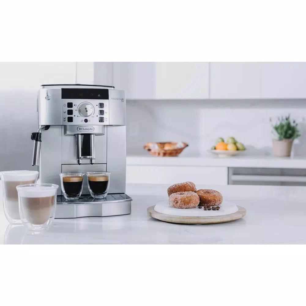 DeLonghi De'Longhi Magnifica XS Compact Fully Automatic Espresso and Cappuccino Maker - Black and Silver