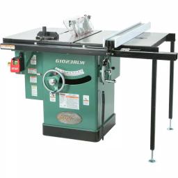 Grizzly Industrial 10 in. 3 HP 240-Volt Cabinet Table Saw with Built-in Router Table Extension thumbnail 1