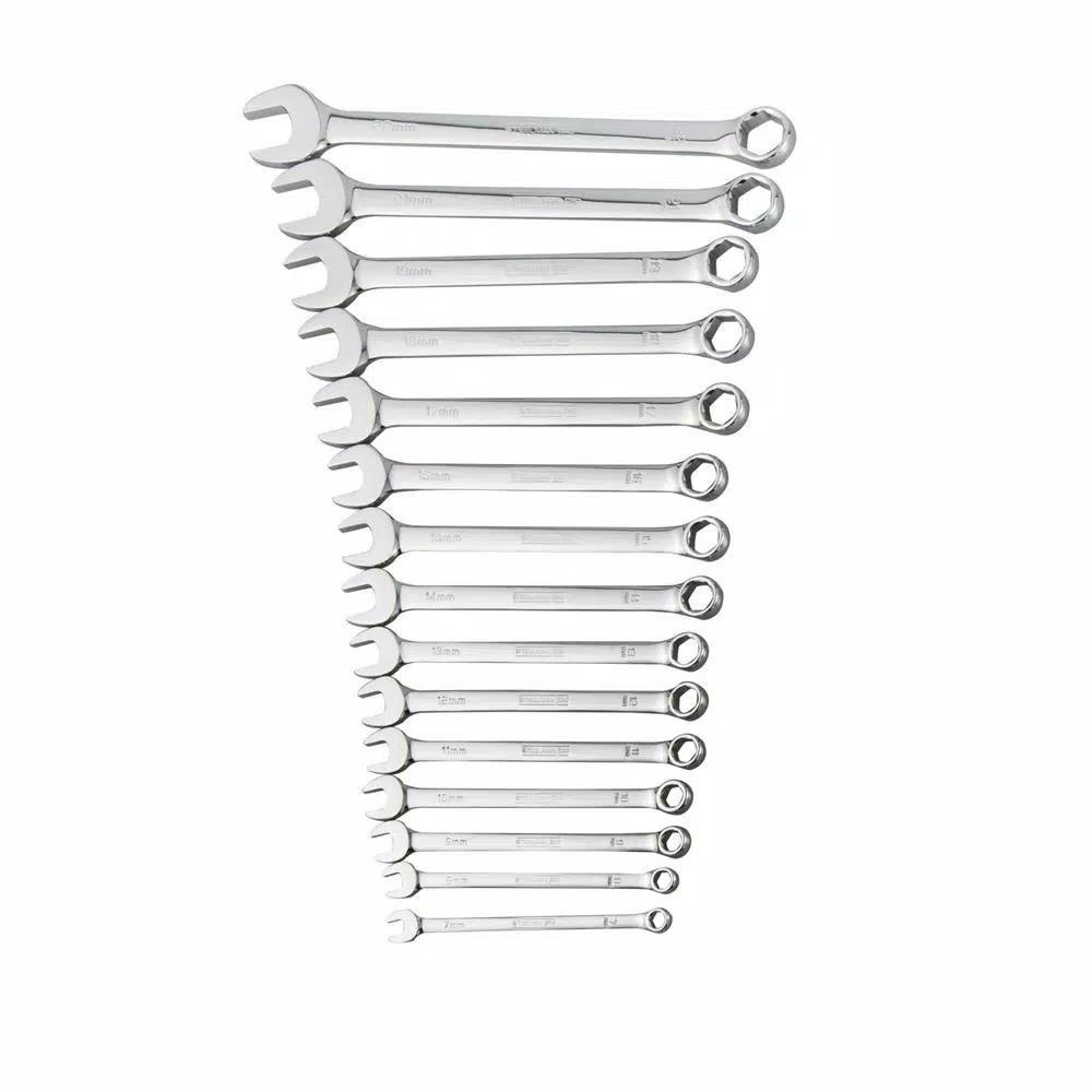 STEELMAN PRO 78533 15-Piece Metric 6-Point Combination Wrench Set
