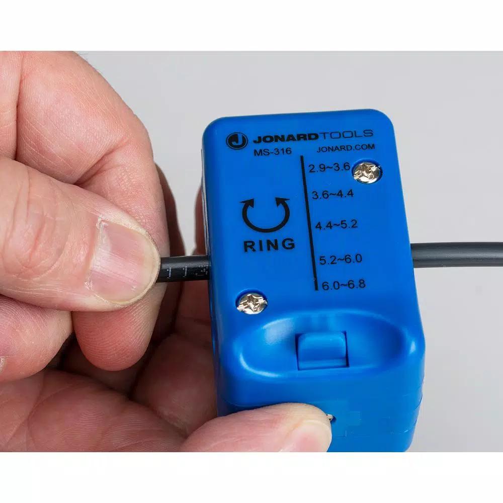 Jonard Tools MS-316 Mid Span Slitter and Ringer for Fiber Optic Cables (2.9 mm - 6.8 mm)