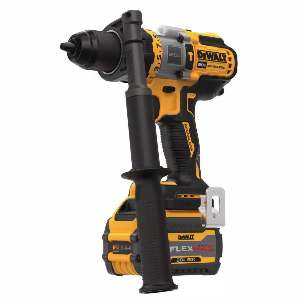 DEWALT 20V MAX Brushless 1/2 in. Hammer Drill/Driver Kit with FLEXVOLT ADVANTAGE & 6.0 Ah Battery