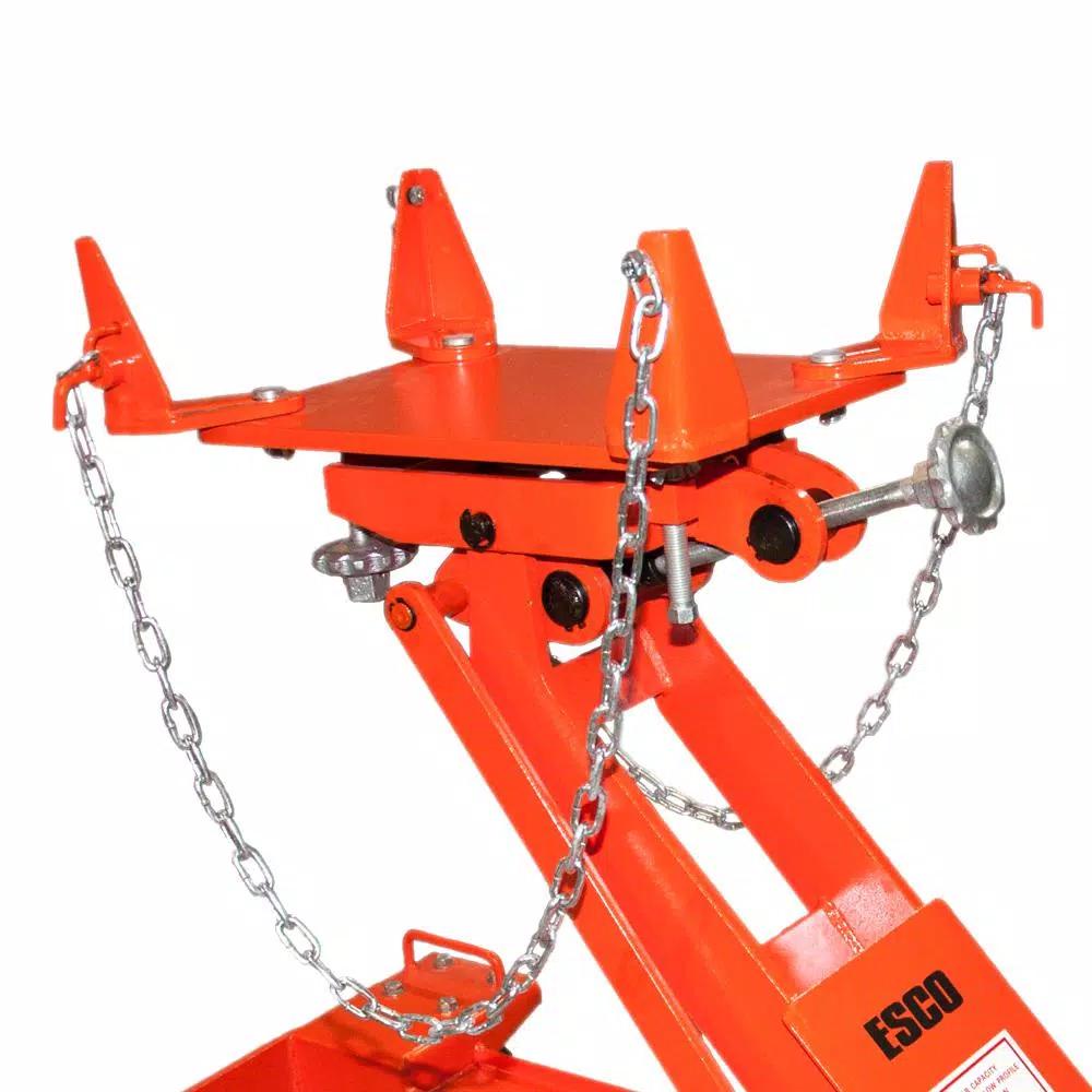 ESCO 2.2-Ton Heavy-Duty Transmission Jack with 10 in. Low Profile Design