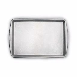 Doughmakers 10 x 15 in. Heavy Gauge Aluminum Jelly Roll Pan with Patented Pebble Pattern thumbnail 1