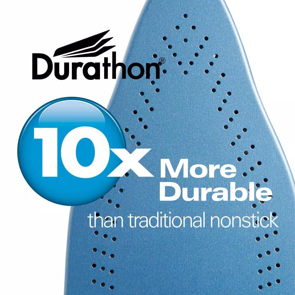 Hamilton Beach Durathon Non-Stick Steam Iron with Retractable Cord, 1700W, Silver