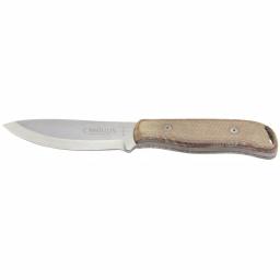 Camillus Bushcrafter 8.5 in. 1095 High Carbon Steel Fixed Blade Knife with Micarta Handle and Leather Sheath thumbnail 2