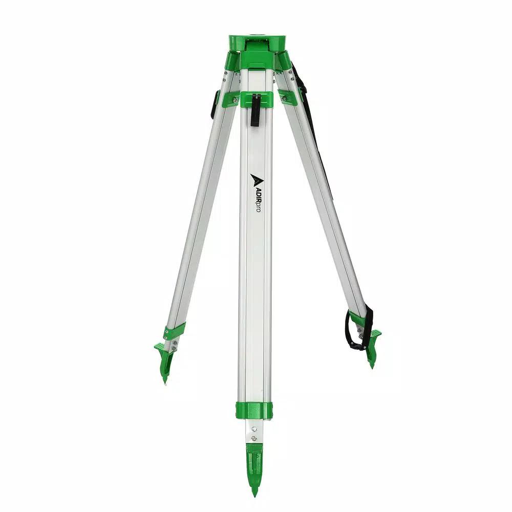 AdirPro Heavy-Duty Aluminum Survey Construction Tripod with Quick Clamp