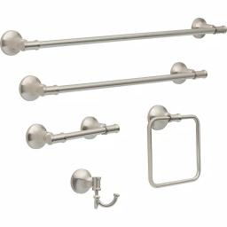 Delta Chamberlain Brushed Nickel Towel Hook with SpotShield Technology thumbnail 3