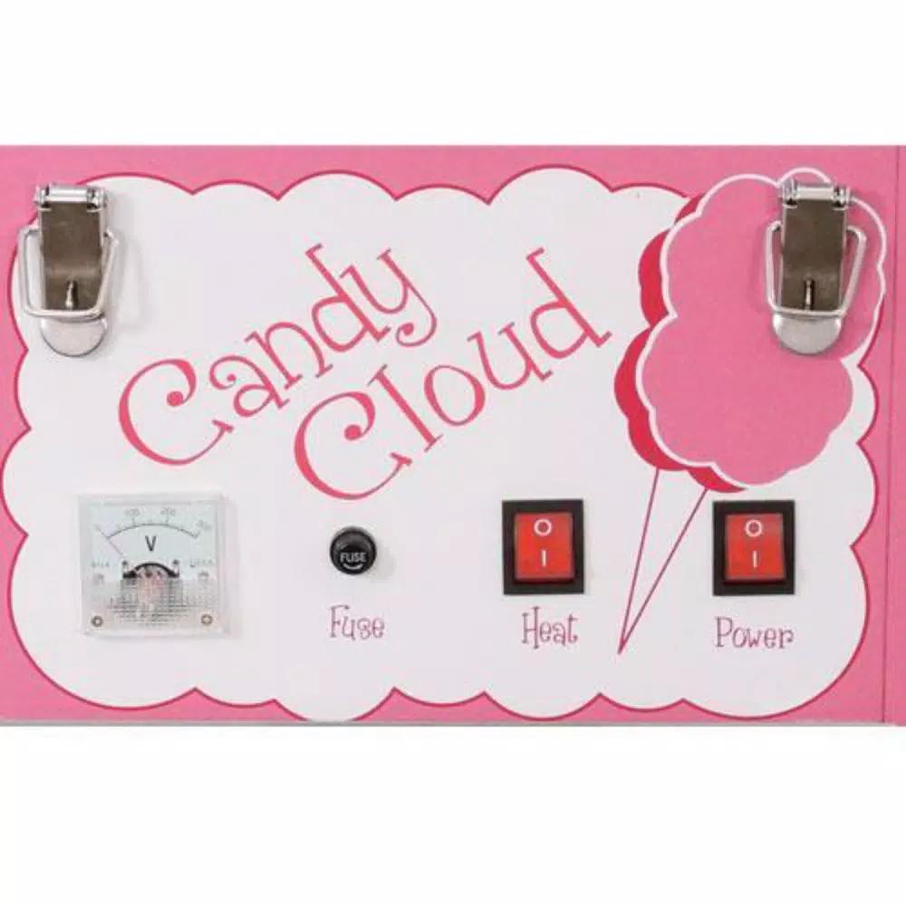 Funtime Popcorn Candy Cloud Cotton Candy Machine, Pink Countertop Floss Maker