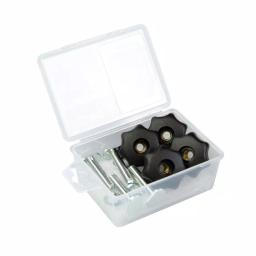 POWERTEC 7-Star T-Track Knob Kit with 1/4 in.-20 Threaded Knobs, Bolts, and Washers (Set of 4) thumbnail 2