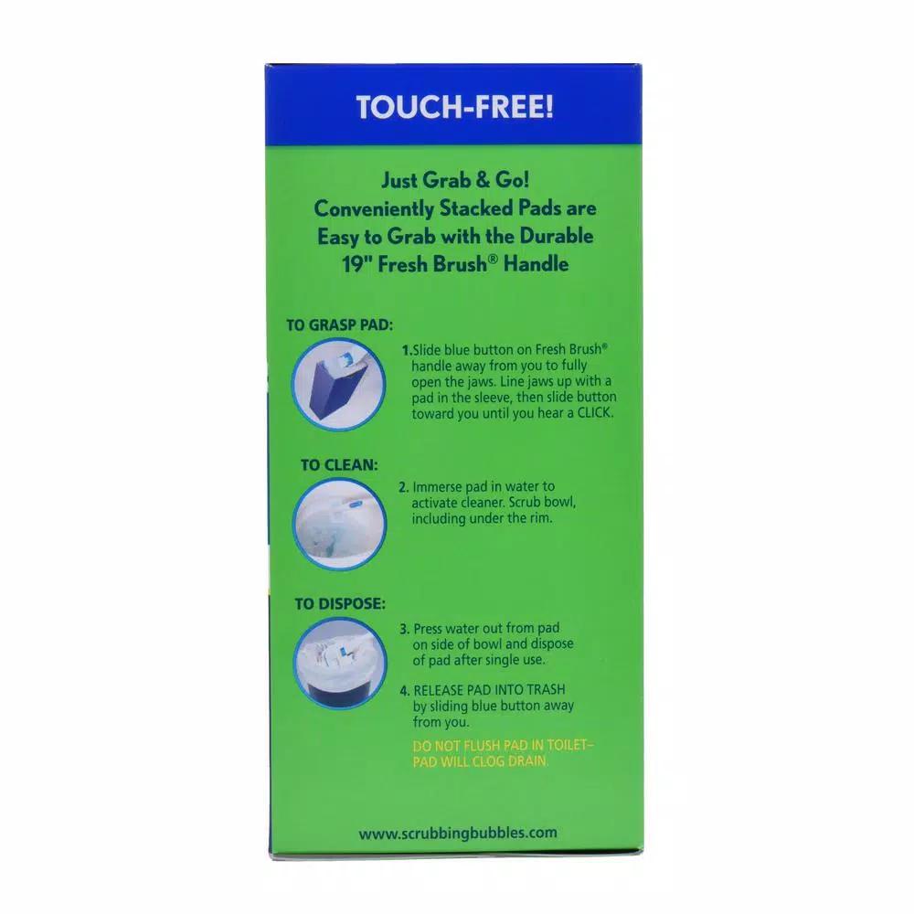 Scrubbing Bubbles Fresh Brush Heavy Duty Refills, 8-Pack