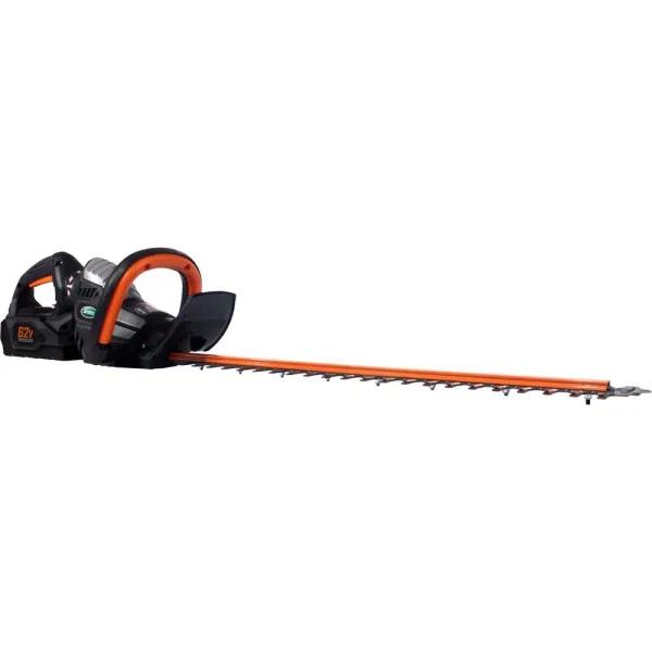Scotts 24 in. 62V Cordless Brushless Hedge Trimmer Kit with 2.5 Ah Battery and Fast Charger