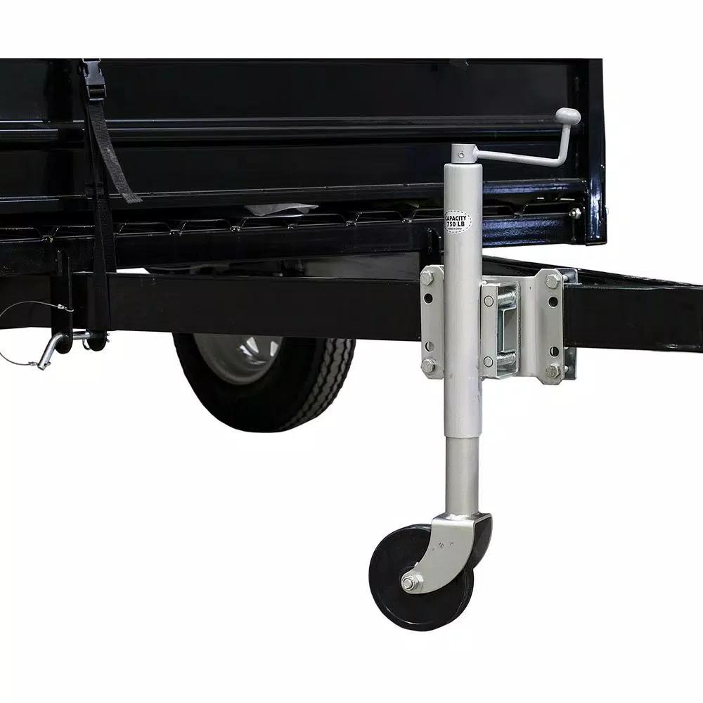 Detail K2 DK2 Trailer Jack Stand with 6 in. Wheel for 5 ft. x 7 ft. Utility Trailers
