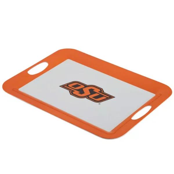 Unbranded Oklahoma State University Serve 'n Score Party Platter, 16 x 12.5-Inch Melamine Serving Tray