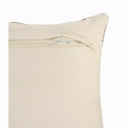 LR Home Southwestern Red Blue Gray Graphic Throw Pillow - 18 x 18 in. Cotton Square Accent Pillow thumbnail 2