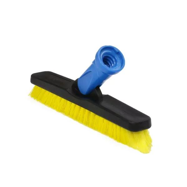Unger 5.5 in. Swivel Grout and Corner Brush with Stiff Poly Bristles