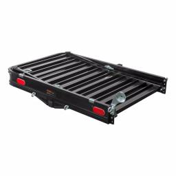 CURT Aluminum Hitch Cargo Carrier with Folding Ramp, 500 lb. Capacity, 2 in. Receiver thumbnail 5