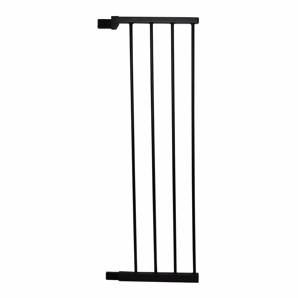 Cardinal Gates Extra Tall Premium Pressure Gate 11 in. Width Extension - Black