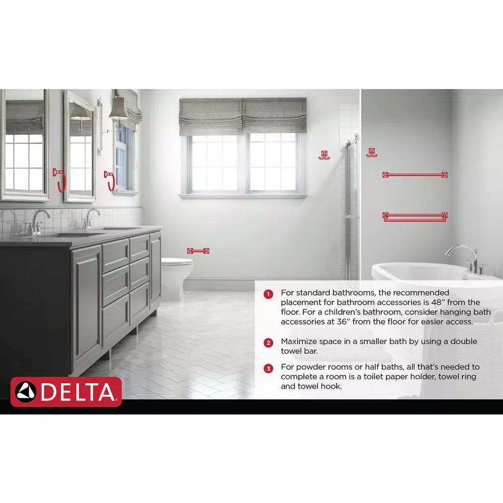 Delta Grandover SpotShield Brushed Nickel Towel Ring