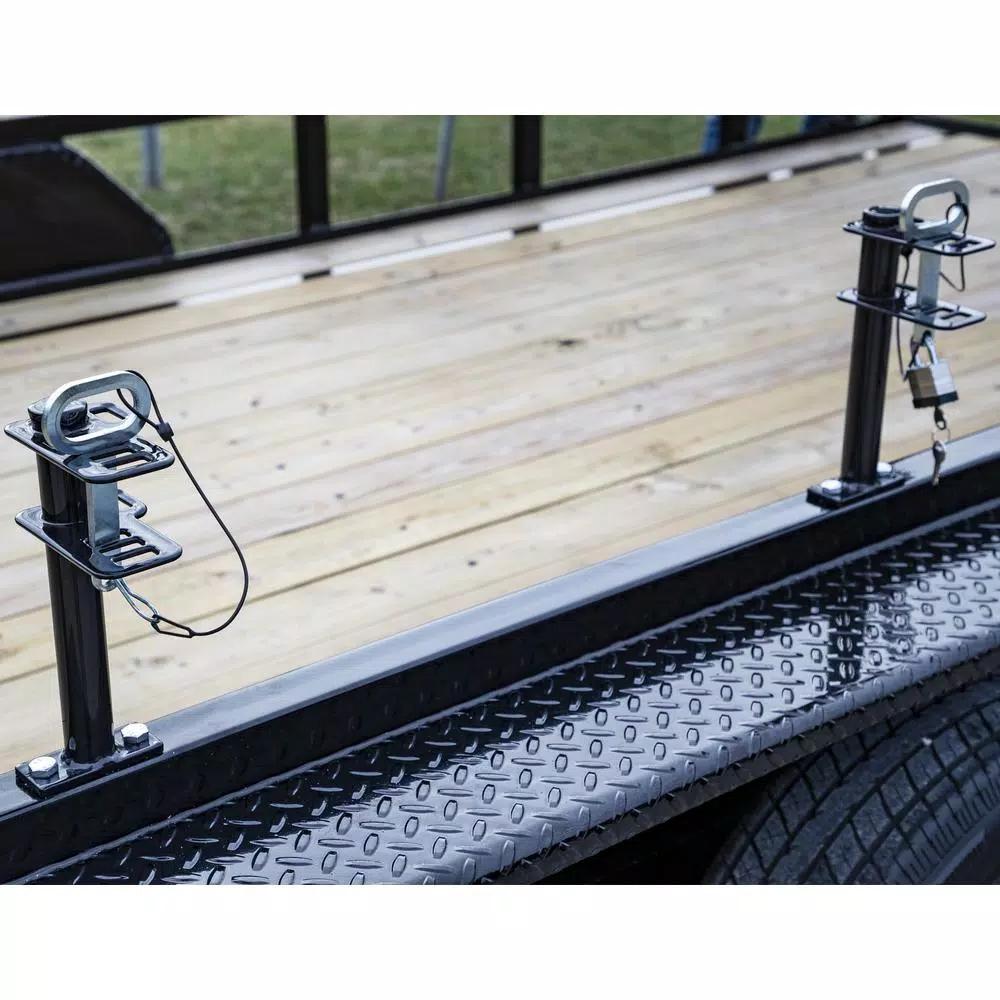 Buyers Products Company Buyers Products Lockable Single Trimmer Rack for Open Style Trailers