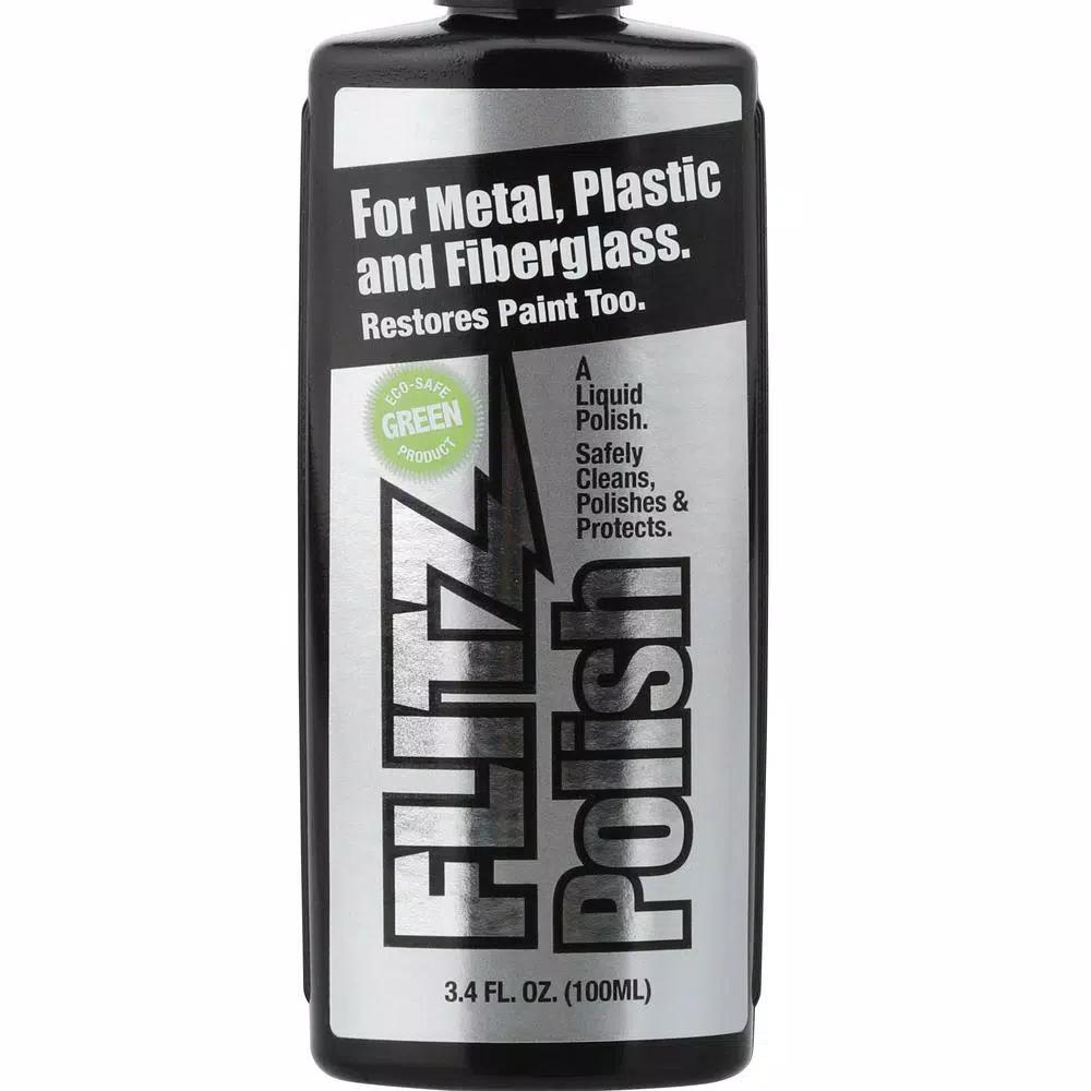 Flitz All-Purpose Metal Liquid Cleaner and Polish, 3.4 oz.