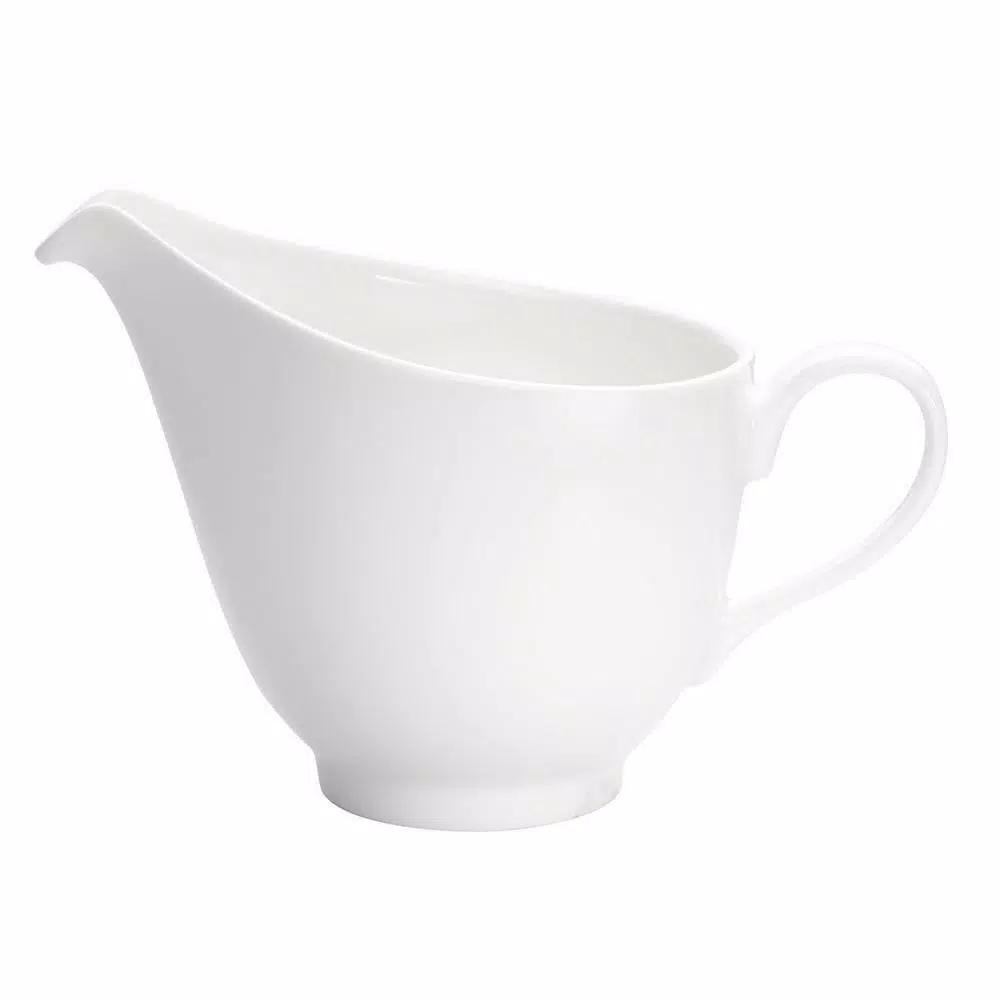 Oneida Sant'Andrea Tenor 8.5 oz. White Porcelain High Alumina Handled Creamers, Set of 36